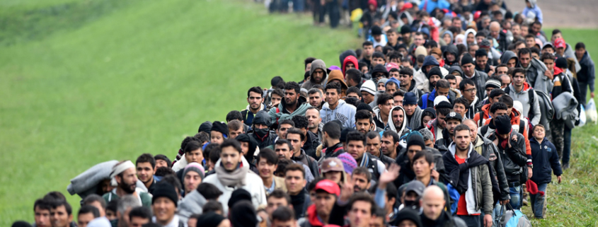 Migranten durchqueren den Balkan auf dem Weg nach Westeuropa
